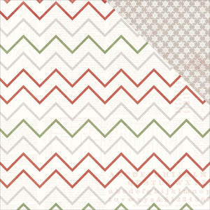 Scrapbooking  Yuletide Frosty Paper 12x12 Paper Collections 12x12