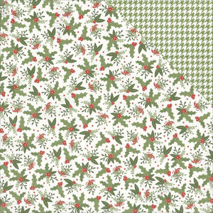 Scrapbooking  Yuletide Mistletoe Paper 12x12 Paper Collections 12x12