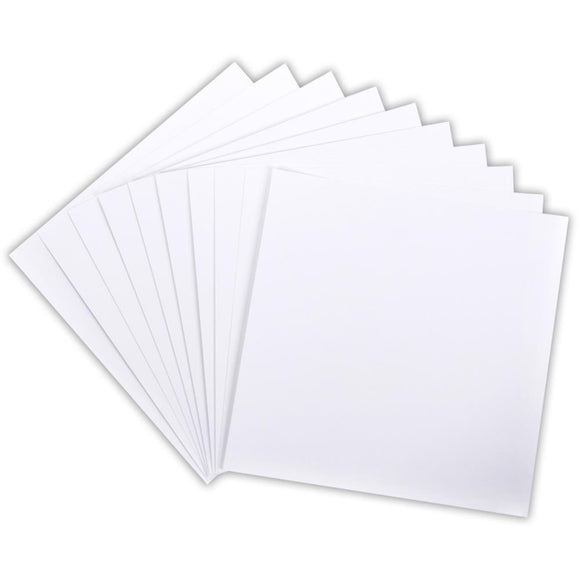 Scrapbooking  Core'dinations Heavy Weight  White 110lb Smooth Cardstock 12
