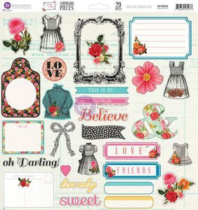 Scrapbooking  Anna Marie Chipboard Prima Marketing
