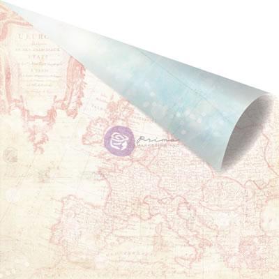 Scrapbooking  Delight Destinations Paper 12x12 Prima Marketing