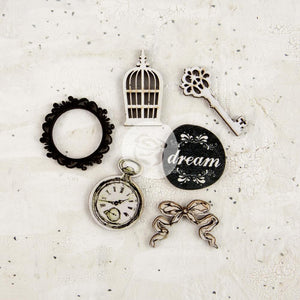Scrapbooking  Epiphany Wood Icons in a box Prima Marketing