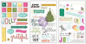 Scrapbooking  INSTASCRAP Sticker Sheet Holiday Prima Marketing