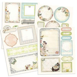 Scrapbooking  Prima Fairy Belle Chipboard Stickers 4 Sheets Prima Marketing