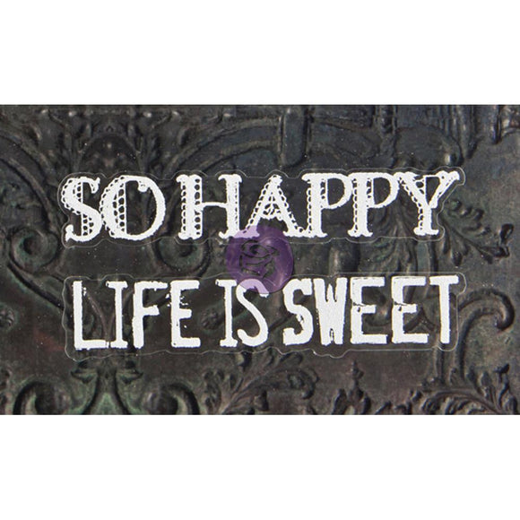 Scrapbooking  Prima Lace Sticker Contentment Prima Marketing