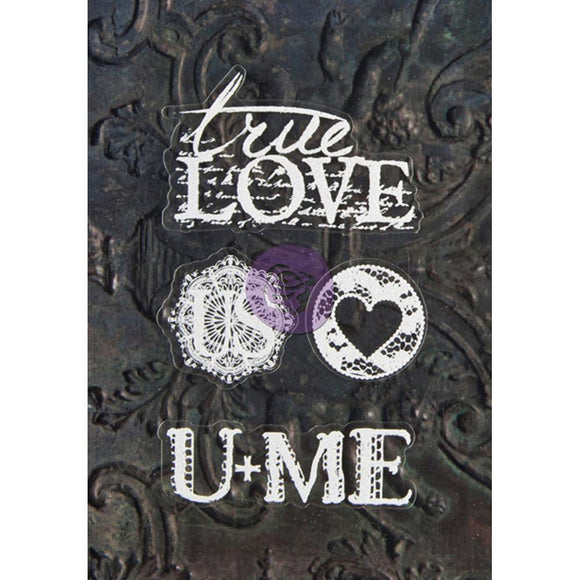 Scrapbooking  Prima Lace Stickers Enamoured Prima Marketing