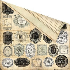 Scrapbooking  PRIMA Printery Monogram Prima Marketing