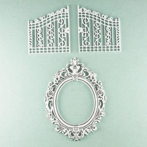 Scrapbooking  PRIMA Shabby Chic Metal Treasures BAROQUE Prima Marketing
