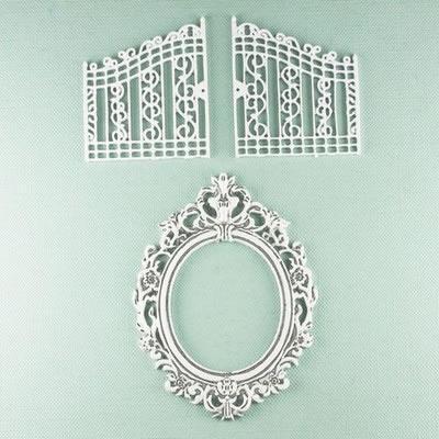 Scrapbooking  PRIMA Shabby Chic Metal Treasures BAROQUE Prima Marketing