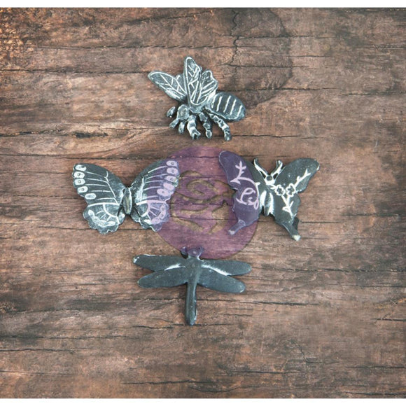 Scrapbooking  Resin Icons In A Box - Butterflies Prima Marketing