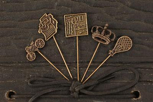 Scrapbooking  Romance Novel Metal Pins Prima Marketing