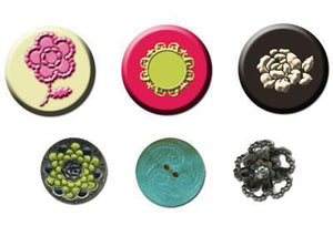 Scrapbooking  Rosarian Cabochons and Buttons Prima Marketing