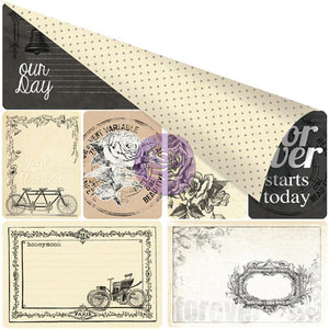 Scrapbooking  Something Blue Just Married Paper 12x12 Prima Marketing