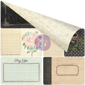 Scrapbooking  Something Blue Say Yes Paper 12x12 Prima Marketing