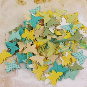 Scrapbooking  Sun Kiss Flutter Bits 96pk Prima Marketing