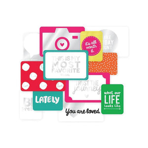 Scrapbooking  Project Life Confetti Edition Specialty Foil Cards 12pc