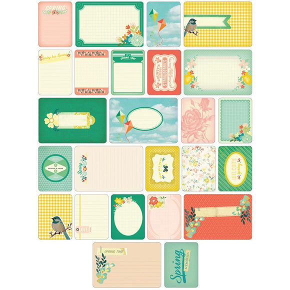 Scrapbooking  Project Life Spring Themed Cards