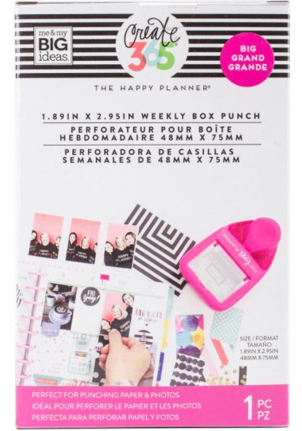 Scrapbooking  Happy Planner Big Weekly Box Punch Paper Collections 12x12