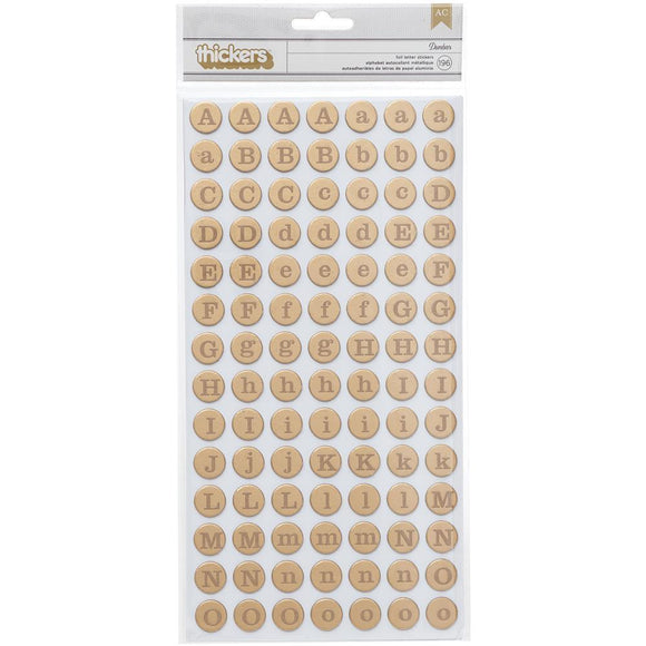Scrapbooking  Shimelle - Thickers Dunbar/Gold Foil