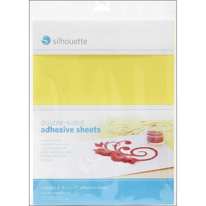 Scrapbooking  Silhouette Double-Sided Adhesive Sheets 8.5"X11" 8/Pkg Silhouette Tools and Accessories