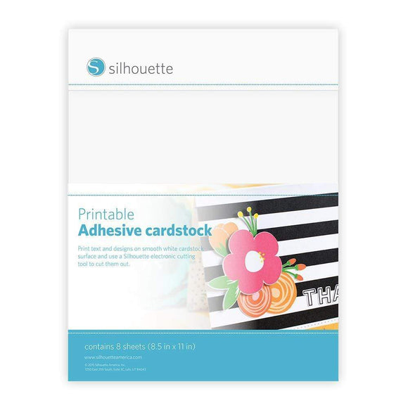 Scrapbooking  Silhouette Printable Adhesive Cardstock 8.5