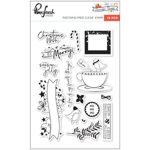 Scrapbooking  December Days Photopolymer Stamps 4"X6" Paper Collections 12x12