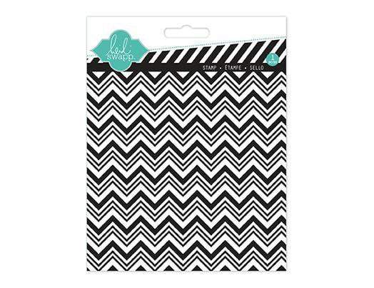 Scrapbooking  Heidi Swapp Background Chevron Stamp Paper Collections 12x12