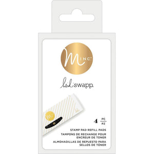 Scrapbooking  Heidi Swapp Minc Toner Stamping Stamp Pad Refills 4/Pkg Paper Collections 12x12