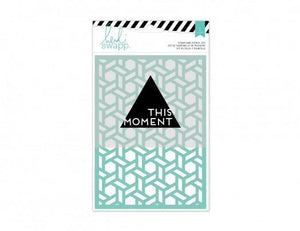Scrapbooking  Wanderlust Stamp and Stencil Set This Moment Paper Collections 12x12