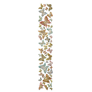 Scrapbooking  Sizzix Sizzlits Decorative Strip Butterfly Frenzy Die By Tim Holtz Tim Holtz