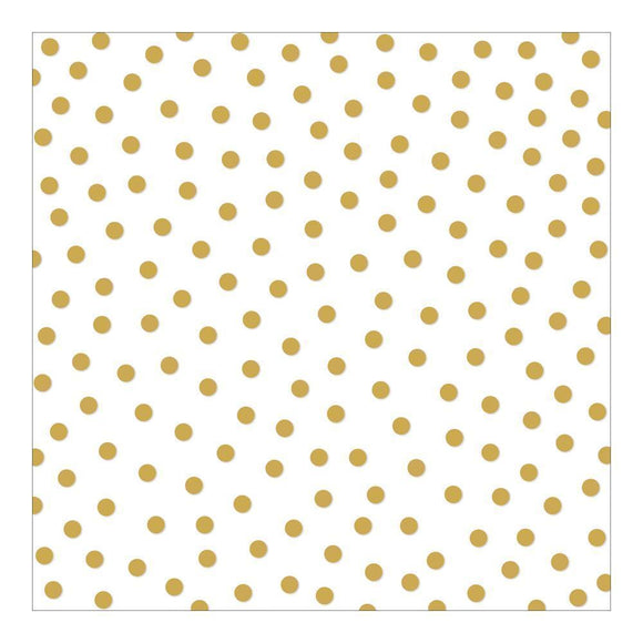 Scrapbooking  Color Chaos Gold Confetti Transperancy 12x12 Paper Collections 12x12
