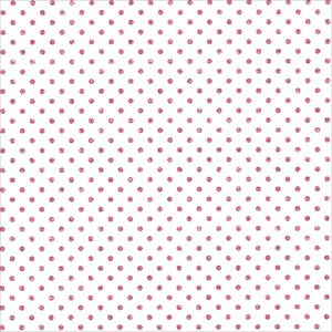 Scrapbooking  Hello Love Kiss Me Specialty Pink Glitter Dots Acetate 12x12 Paper Collections 12x12