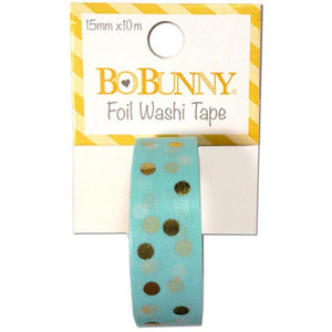 Scrapbooking  Bo Bunny Essentials Gold Foil Dot Washi Tape WASHI Tape