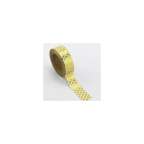 Scrapbooking  Love My Tapes Gold Diamond Foil Washi Tape Roll WASHI Tape