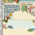 Scrapbooking  Websters Spring Market Paper Kit