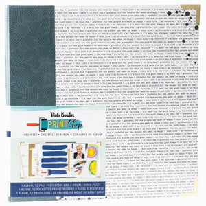 Scrapbooking  Vicki Boutin Print Shop Album Set 6"X8" 6"x8" Albums