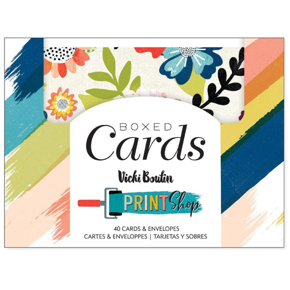 Scrapbooking  Vicki Boutin Print Shop A2 Cards W/Envelopes (4.375