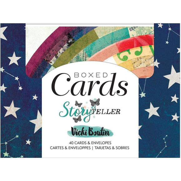 Scrapbooking  Vicki Boutin Storyteller A2 Cards W/Envelopes (4.375