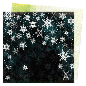 Scrapbooking  Vicki Boutin Evergreen & Holly Dble-Sided Cardstock 12"X12" - First Snow Paper 12"x12"