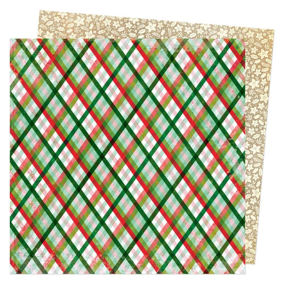 Scrapbooking  Vicki Boutin Evergreen & Holly Dble-Sided Cardstock 12