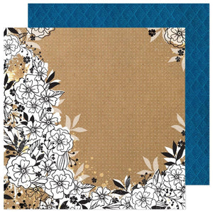 Scrapbooking  Vicki Boutin Print Shop Double-Sided Cardstock 12"X12" -Floral Frenzy Paper 12"x12"