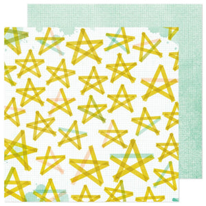 Scrapbooking  Vicki Boutin Print Shop Double-Sided Cardstock 12"X12" - Star Gazer Paper 12"x12"