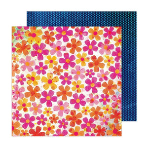 Scrapbooking  Vicki Boutin Sweet Rush Double-Sided Cardstock 12"X12" - Daisy Chain Paper 12"x12"