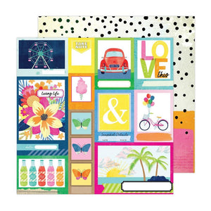 Scrapbooking  Vicki Boutin Sweet Rush Double-Sided Cardstock 12"X12" - Photos & Things Paper 12"x12"