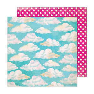 Scrapbooking  Vicki Boutin Sweet Rush Double-Sided Cardstock 12"X12" - Silver Lining Paper 12"x12"