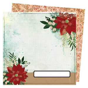 Scrapbooking  Vicki Boutin Warm Wishes Double-Sided Cardstock 12"X12" Beautiful Sight Paper 12"x12"