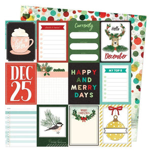 Scrapbooking  Vicki Boutin Warm Wishes Double-Sided Cardstock 12"X12" Hello December Paper 12"x12"