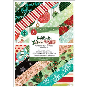 Scrapbooking  **Coming Soon**Vicki Boutin Warm Wishes Double-Sided Paper Pad 6"X8" 24/Pkg Paper Pad
