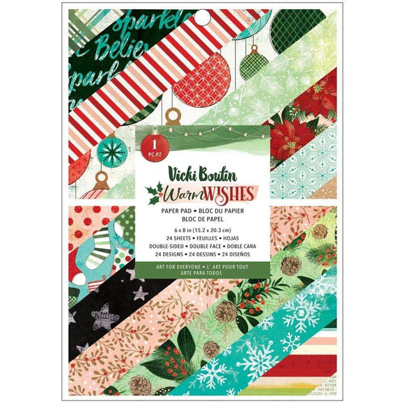 Scrapbooking  **Coming Soon**Vicki Boutin Warm Wishes Double-Sided Paper Pad 6