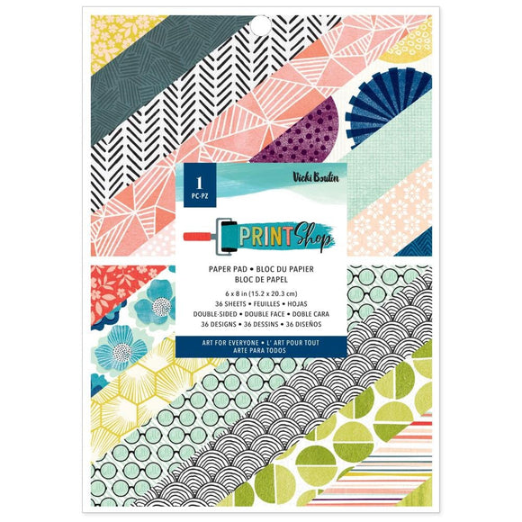 Scrapbooking  Vicki Boutin Print Shop Double-Sided Paper Pad 6